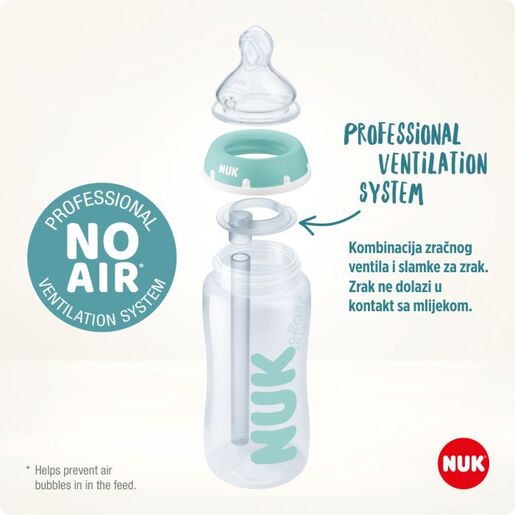 NUK Anti-Colic Professional bočica sa indikatorom temperature 300 ml