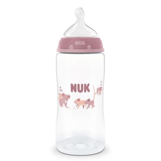 NUK First Choice bočica sa indikatorom temperature 300 ml, roza