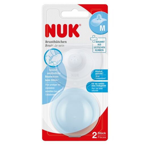 NUK silikonski nastavak za dojenje M, 2 kom