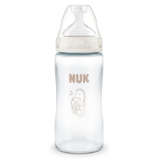 NUK First Choice staklena bočica sa indikatorom temperature 240 ml