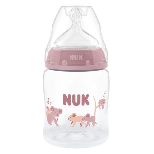NUK First Choice bočica sa indikatorom temperature 150 ml, roza