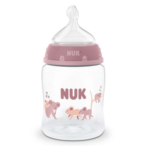 NUK First Choice bočica sa indikatorom temperature 150 ml, roza