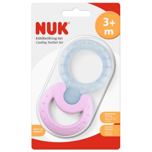NUK hlađena glodalica set, pink