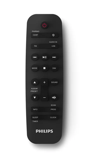 Philips Mini linija TAM4205M2 CD, MP3-CD, USB, FM, Bluetooth, RMS 80W; LED zaslon; daljinski