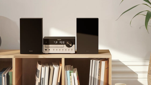 Philips Mini linija TAM4205M2 CD, MP3-CD, USB, FM, Bluetooth, RMS 80W; LED zaslon; daljinski