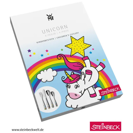 WMF dječji set pribora za jelo Unicorn, 4/1, 3+