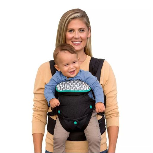 INFANTINO Flip Advanced 4u1 Denim nosiljka za bebe, 3,5-14,5 kg