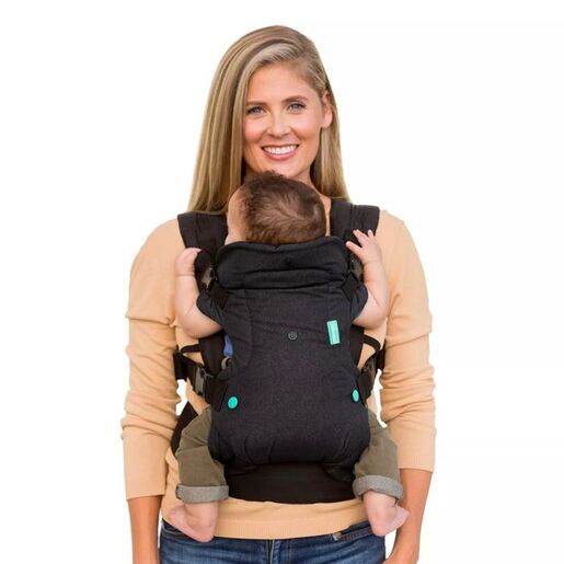 INFANTINO Flip Advanced 4u1 Denim nosiljka za bebe, 3,5-14,5 kg