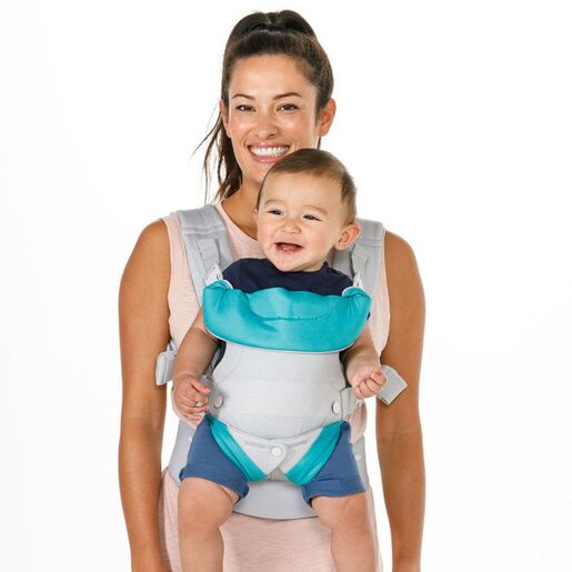 INFANTINO Flip 4u1 Airy siva nosiljka za bebe, 3,5-14,5 kg