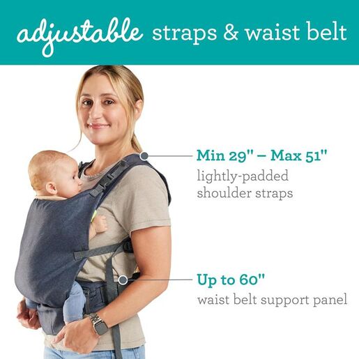 INFANTINO Fold & Go 2u1 nosiljka za bebe, 5,5-18 kg