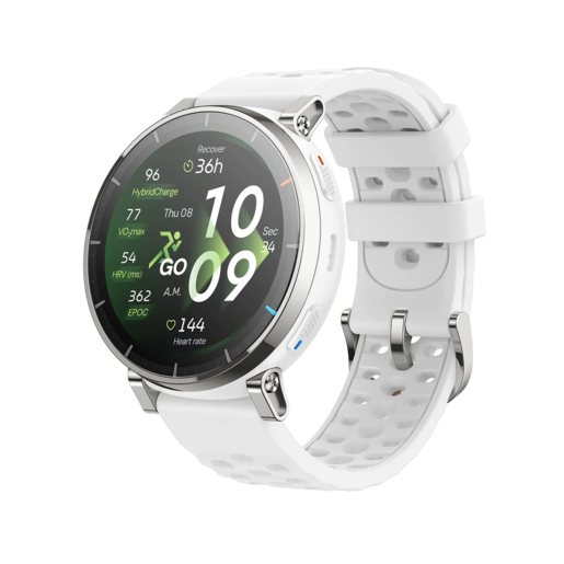 Amazfit Active 3 Premium, pametni sat, Aero White