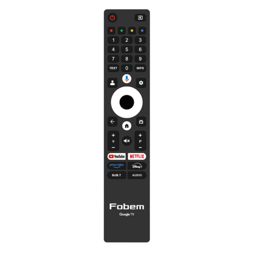 Fobem LED televizor MT43EG4000F, Full HD, Smart TV, Google TV™, DVB-S2/T2/C tuner, H265 HEVC, crni