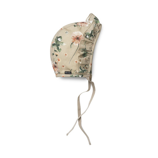 Elodie Winter Bonnet – zimska kapica za bebe 0-3m, Meadow Blossom