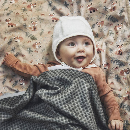 Elodie Winter Bonnet - zimska kapica za bebe 6-12m, Shearling