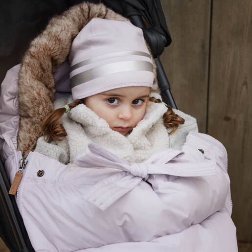 Elodie Zimska kapa 0-6m, Lavender Love