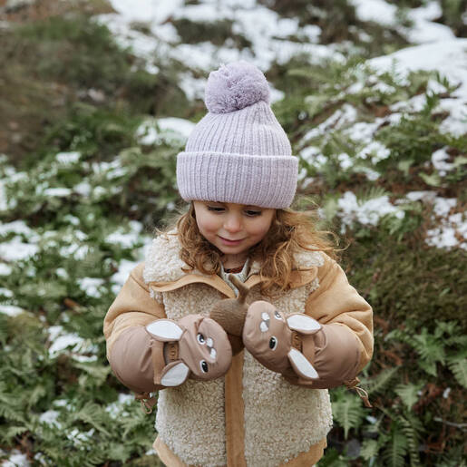 Elodie Vunena kapa 0-6m - Lavender Love