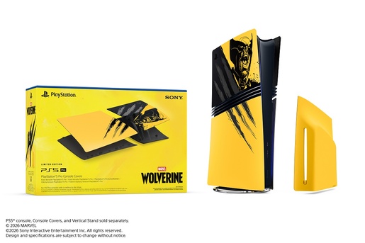 Poklopac za PlayStation 5 Pro konzolu Marvel’s Wolverine Battle Yellow Limited Edition