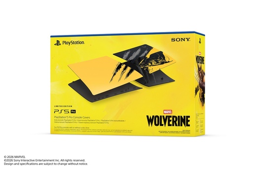 Poklopac za PlayStation 5 Pro konzolu Marvel’s Wolverine Battle Yellow Limited Edition