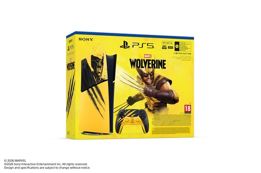 PlayStation 5 Digital Edition E chassis Marvel’s Wolverine Battle Yellow Limited Edition VCH