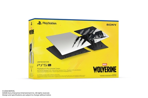Poklopac za PlayStation 5 Pro konzolu Marvel’s Wolverine Adamantium Limited Edition