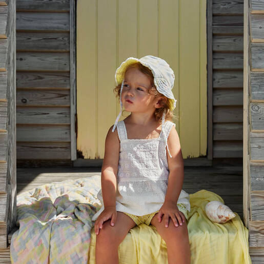 Elodie Višeslojna muslin dekica Sunny Day Yellow - 120X120