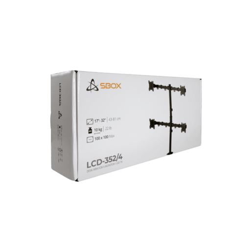 SBOX stolni nosač LCD-352/4-3 (17-32"/4x10kg/100x100)