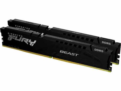 Kingston 32GB 6000MHz DDR5Fury Beast (2x16GB), CL30,XMP, EXPO, 2RX8, 288-pin 16Gbit