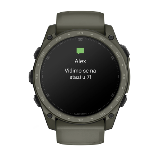 GARMIN Tactix 8 51mm AMOLED Cerakote Coating Olive Green