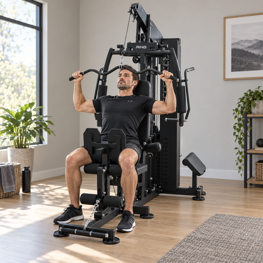 RING multifunkcionalni gladijator RX PS5 kućna teretana sa 72 kg tegova