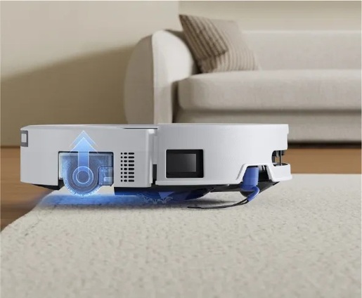 ECOVACS robotski usisavač Deebot T90 OMNI, 30000 Pa, do 500 m2 čišćenja, bijeli