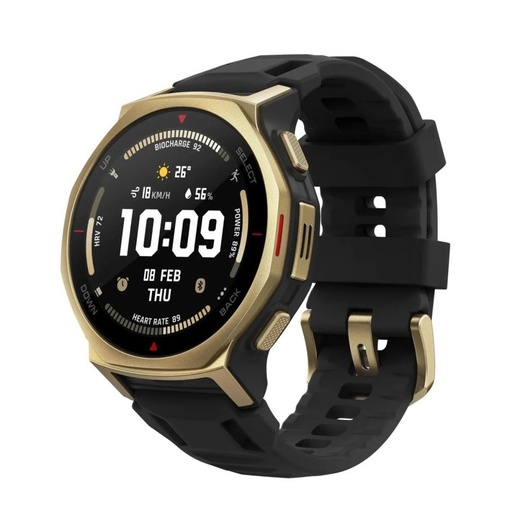 AmazFit T-Rex 3 Pro, pametni sat, NFC, AMOLED ekran (44 mm), Black Gold