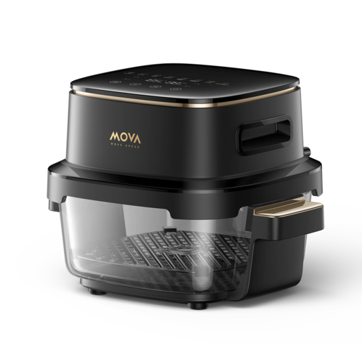 MOVA friteza na vrući zrak AF20 Pro Aeroglass, 1700 W, 4 + 2,5 l, 8 programa