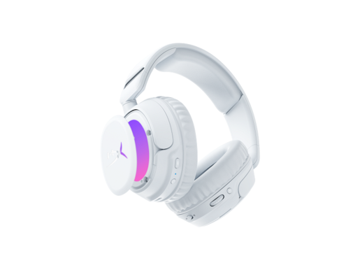HyperX gaming slušalice Cloud Flight 2, bežične, RGB, bijele
