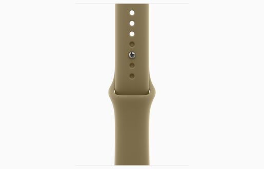 Apple Watch S12 GPS 46mm Dark Bronze Aluminium Case with Olive Sport Band - M/L