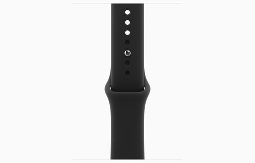 Apple Watch S12 GPS 46mm Black Aluminium Case with Black Sport Band - S/M