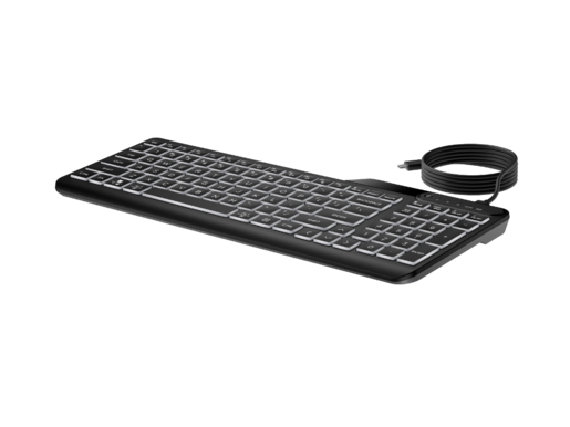 HP 400 žična tastatura s pozadinskim osvjetljenjem, 7N7C0AA