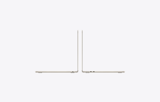 Apple laptop MacBook Air 13" M5 (MDHA4LL/A), 13,6" Apple M5 10-core CPU/10-core GPU, 16GB RAM, 512GB SSD, Starlight