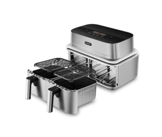 Cosori friteza na vrući zrak Iconic Dual, 2700 W, 8.6 L