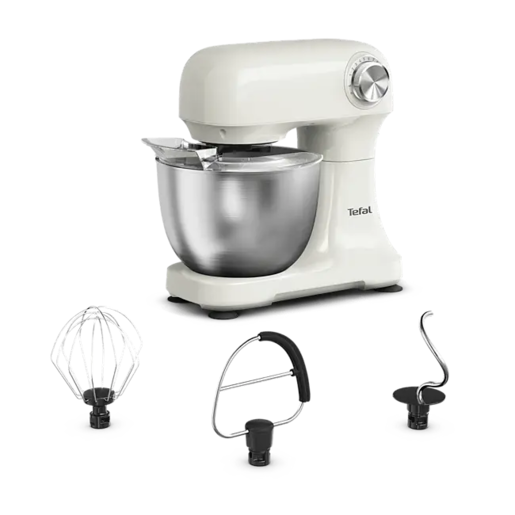 TEFAL mikser s posudom QB140AF0 Bake Easy, 3.5 L, 3 nastavka