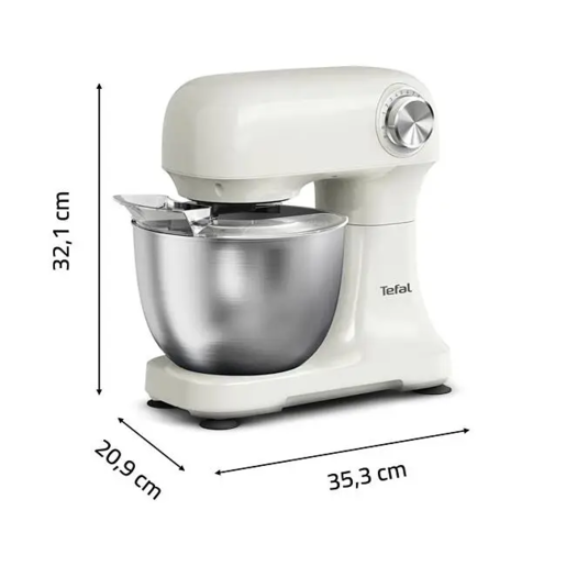 TEFAL mikser s posudom QB140AF0 Bake Easy, 3.5 L, 3 nastavka