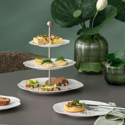 Villeroy & Boch etažer Pura na 3 nivoa 27 × 26 cm / 1044667880