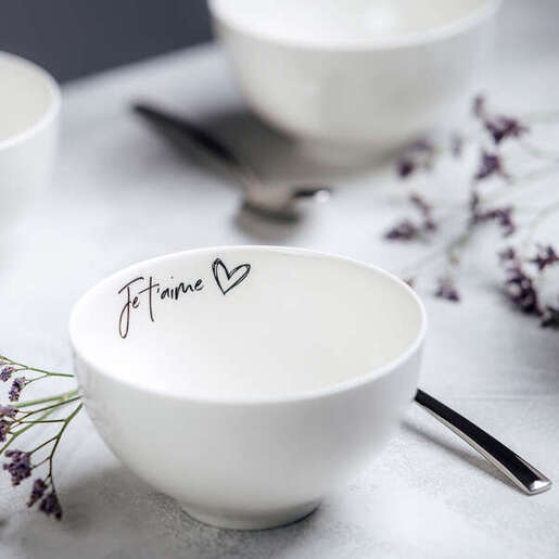 Villeroy & Boch zdjela Statement Je t’aime 14 cm, 470 ml / 1016216252