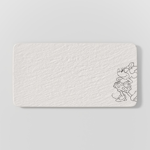 Villeroy & Boch pladanj Manufacture Rock Blanc Mickey Mouse 35 × 18 cm / 1047202281