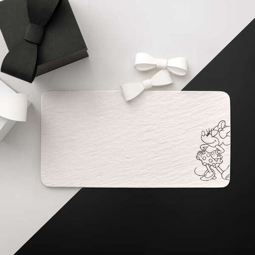 Villeroy & Boch pladanj Manufacture Rock Blanc Mickey Mouse 35 × 18 cm / 1047202281