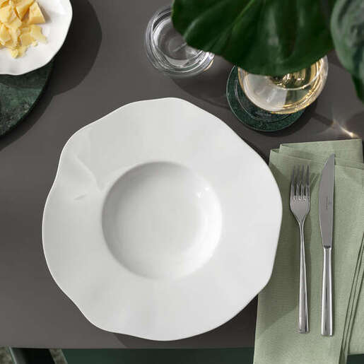 Villeroy & Boch tanjir za pastu Pura 28,5 cm, Premium Bone porculan / 1044662790