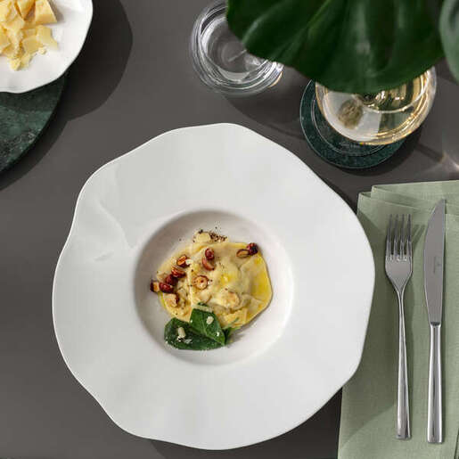 Villeroy & Boch tanjir za pastu Pura 28,5 cm, Premium Bone porculan / 1044662790