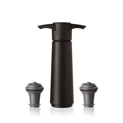 VACU VIN Original Wine Saver pumpa za vino sa 2 čepa, crna / 09814606