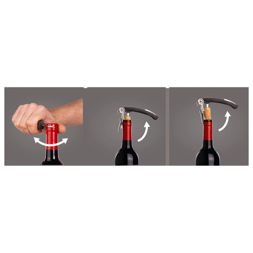 VACU VIN vadičep Double Hinged 3-u-1, crni / 68514606