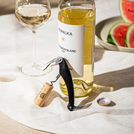 VACU VIN vadičep Waiter's Corkscrew 3-u-1, crni / 68504606