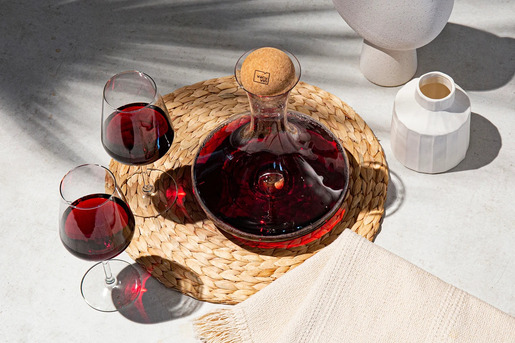 VACU VIN dekanter za vino sa plutanim čepom / 76020602